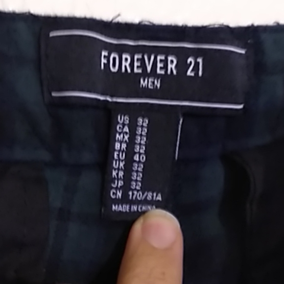 Forever21 plaid pants 32 - Picture 4 of 5